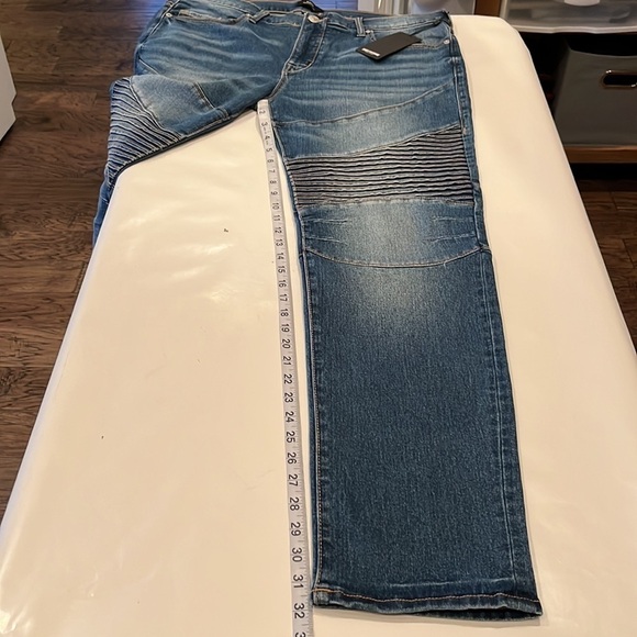 True Religion Rocco Moto Skinny NWT Size 36 - Picture 6 of 16